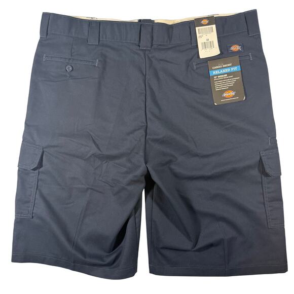 Dickies Men's Flex 13" Inseam Relaxed Fit Cargo Shorts Navy 44 - Picture 3 of 8